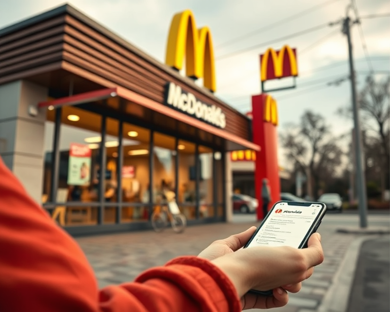 mcdonalds, cell phone